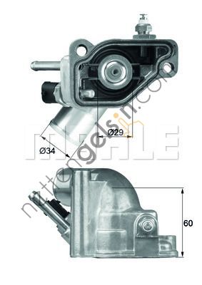 BEHRMAHLE TI592 TERMOSTAT VECTRA B/C ASTRA G/H X18XE-Z18XE-XEL 1338428 OPEL