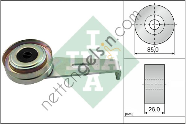 INA 531009710 ALTERNATOR GERGI RULMANI BERLINGO PARTNER BOXER P306 P405 P406 DUCATO SCUDO JUMPY EXPERT XUD9 1,9 < 00  PEUGEOT-CITROEN BİNEK ALTERNATÖR GERGİ RULMANI