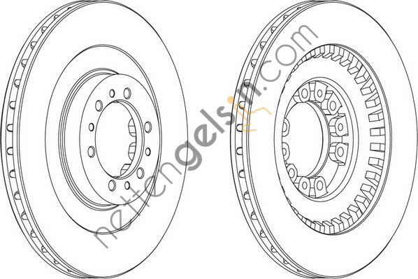 FERODO DDF1212 ON FREN DISK AYNASI HAVALI PAJERO 1998-> L200 1996-2007 (4WD) K74T (314X6) MB699716 (TRW DF4485 EŞDEĞERİ) MITSUBISHI BİNEK FREN DISKI ON