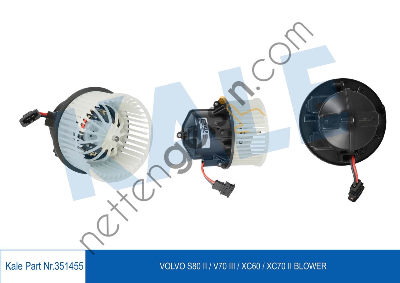 KALE 351455 KALORIFER MOTORU VOLVO S80 II / V70 III / XC60 / XC70 II  VOLVO BİNEK KALORİFER MOTORU