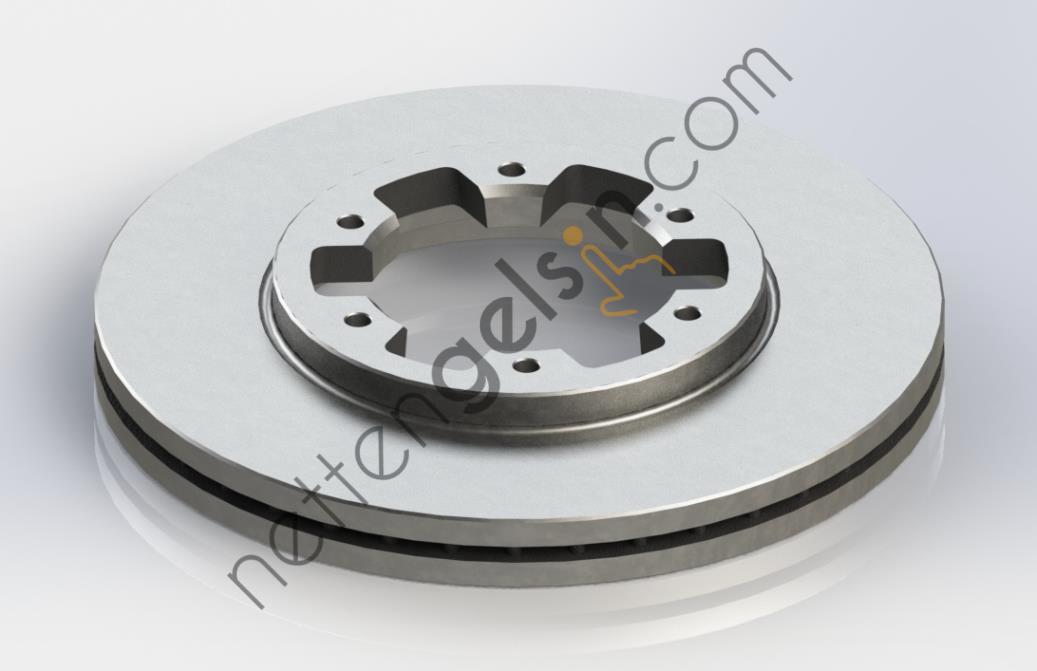 KRAFTVOLL 07040272 ON FREN AYNASI HAVALI 277mm NISSAN PICKUP D21 D22 86-01 - TERRANO 87->  NISSAN BİNEK FREN DİSKİ