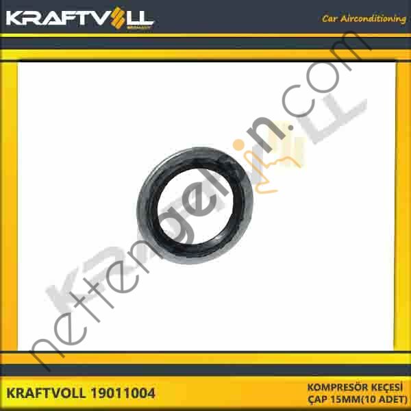 KRAFTVOLL 19011004 KOMPRESÖR KEÇESI ÇAP 15MM (10 ADET)  GENEL BİNEK KLIMA SISTEM ÜRÜNLERI