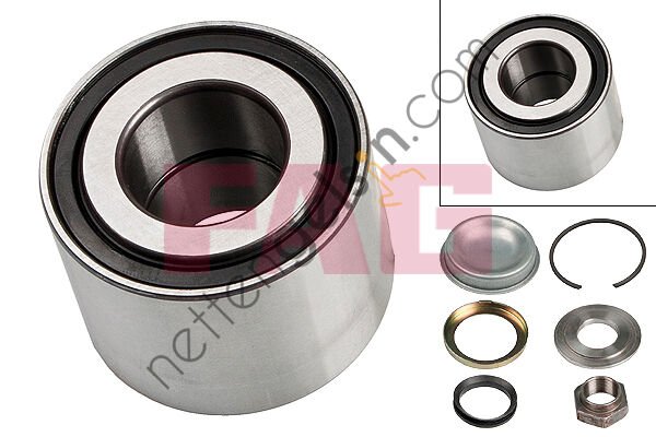 FAG 713650070 TEKER RULMANI ARKA 206 1,4 HDI 01--> - 106 1,4I - 1,6I 99--> 4 DELIK  RENAULT BİNEK PORYA RULMANI