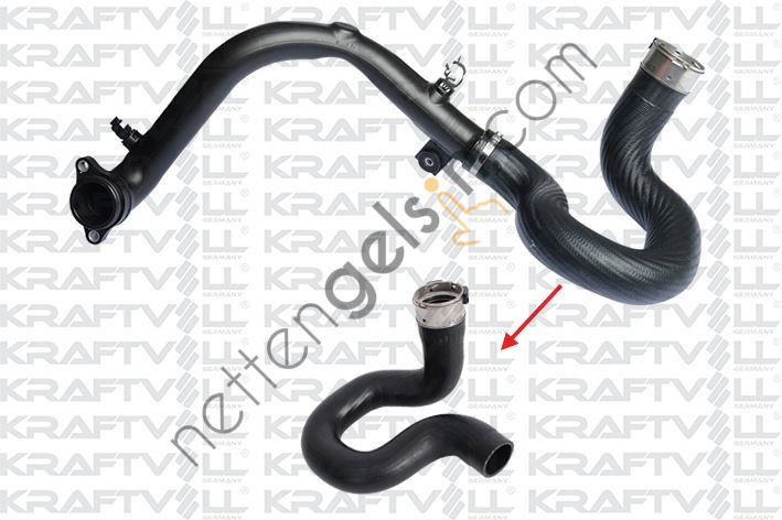 KRAFTVOLL 10032254 TURBO HORTUMU (PLASTIK PARCA HARIC) 1.6 MULTIJET FIAT 500 L EGEA  FIAT BİNEK TURBO HORTUMU