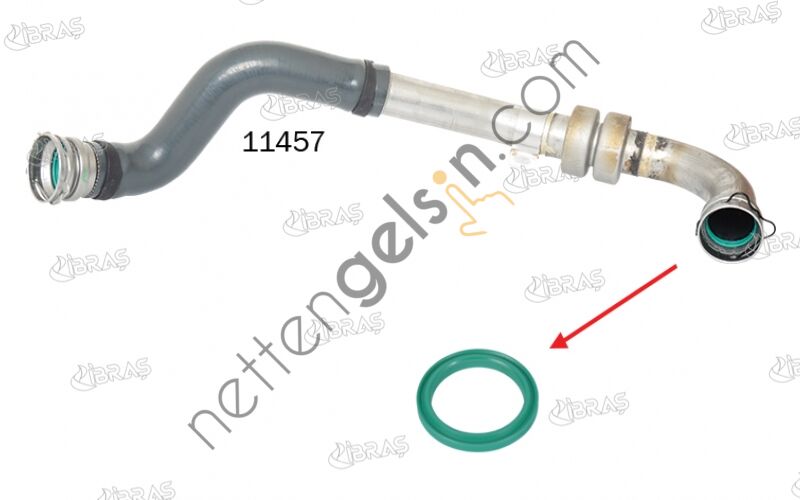 IBRAS 11465 TURBO HORTUMU CONTASI MEGANE III / FLUENCE 1.5 DCI  RENAULT BİNEK TURBO HORTUMU