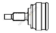 GKN 303095 AKS MİL KAFASI VİTO ÖN DIŞ TAMİR TAKIMI. A0003301585 MERCEDES