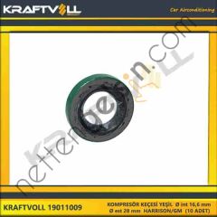 KRAFTVOLL 19011009 KOMPRESÖR KEÇESI YESIL Ø int 16,6 mm Ø est 28 mm HARRISON/GM (10 ADET)  GENEL BİNEK KLIMA SISTEM ÜRÜNLERI