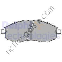 DELPHI LP1434 ON FREN BALATASI HYUNDAI STAREX 2.5 97-02  HYUNDAI BİNEK FREN BALATASI