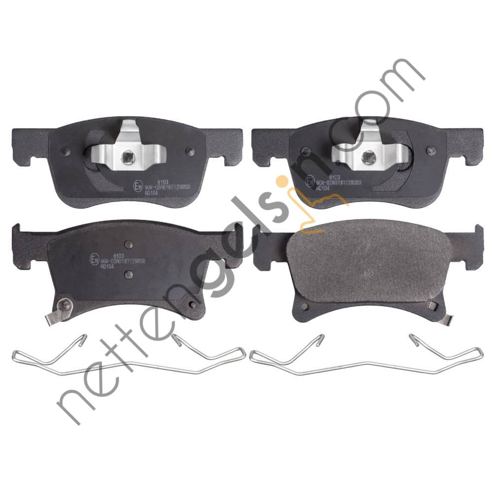 FEBI 16942 ON FREN BALATASI CORSA E 2015> (15 INC JANT)  OPEL BİNEK FREN BALATASI