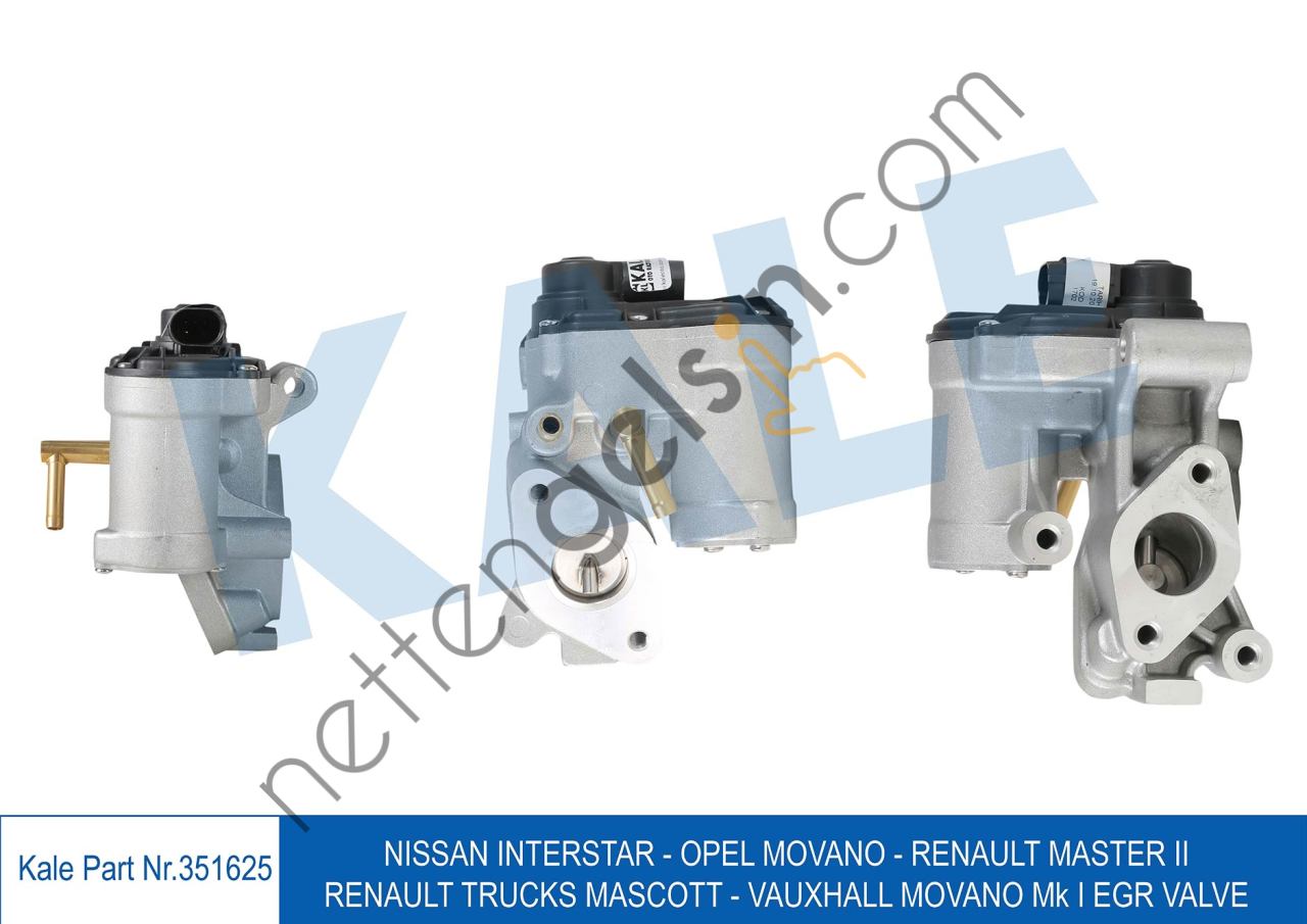 KALE 351625 EGR VALFI INTERSTAR MOVANO MASTER II MASCOTT  RENAULT BİNEK EGR VALFİ