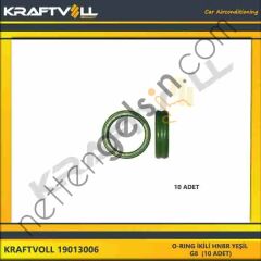 KRAFTVOLL 19013006 O-RING IKILI HNBR YESIL G8 (10 ADET)  GENEL BİNEK KLIMA SISTEM ÜRÜNLERI
