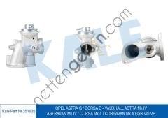 KALE 351635 EGR VALFI ASTRA G / CORSA C VAUXHALL ASTRA Mk IV / ASTRAVAN Mk IV / CORSA Mk II / CORSAVAN Mk II  OPEL BİNEK EGR VALFİ