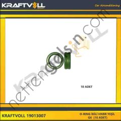 KRAFTVOLL 19013007 O-RING IKILI HNBR YESIL G6 (10 ADET)  GENEL BİNEK KLIMA SISTEM ÜRÜNLERI