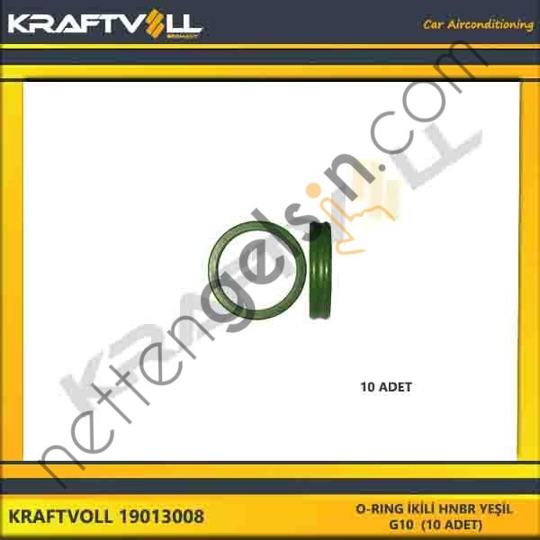 KRAFTVOLL 19013008 O-RING IKILI HNBR YESIL G10 (10 ADET)  GENEL BİNEK KLIMA SISTEM ÜRÜNLERI