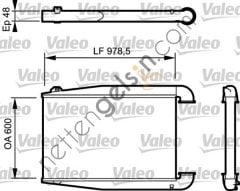 VALEO 818774 TURBO RADYATORU EVOBUS  IVECO AĞIR VASITA TURBO RADYATÖRÜ
