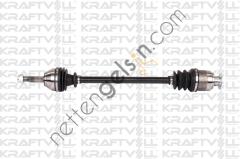 KRAFTVOLL 01010027 AKS ON SAG KOMPLE CLIO I JB0 1SANZIMAN 1.2 1.4 1.9D 91>98  RENAULT BİNEK AKS MİLİ