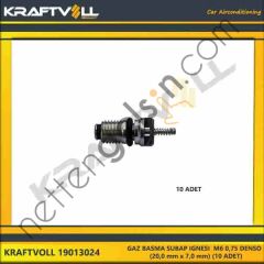 KRAFTVOLL 19013024 GAZ BASMA SUBAP IGNESI M6 0,75 DENSO (20,0 mm x 7,0 mm) (10 ADET)  GENEL BİNEK KLIMA SISTEM ÜRÜNLERI