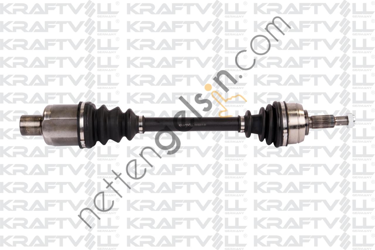 KRAFTVOLL 01010028 AKS ON SAG DACIA DUSTER 1.5 DCI 4×4 ABSSIZ 10>  DACIA BİNEK AKS MİLİ