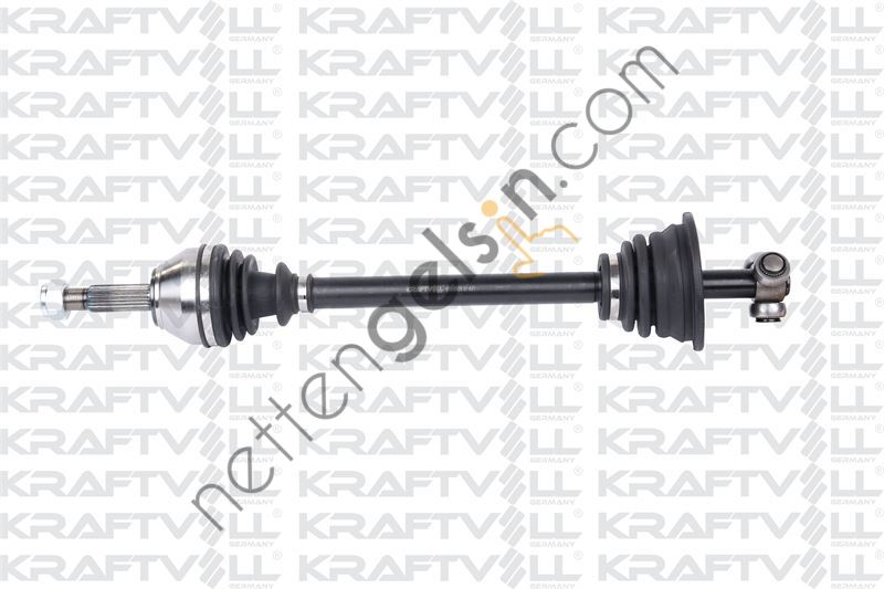 KRAFTVOLL 01010026 AKS ON SOL KOMPLE CLIO 1.1 1.2 1.4 1.7 1.9D 91>98 RN-8-919 B57 DIS FREZE 21-IC FREZE 29.95-UZUNLUK 610 MM  RENAULT BİNEK AKS MİLİ