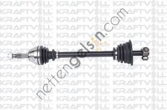 KRAFTVOLL 01010026 AKS ON SOL KOMPLE CLIO 1.1 1.2 1.4 1.7 1.9D 91>98 RN-8-919 B57 DIS FREZE 21-IC FREZE 29.95-UZUNLUK 610 MM  RENAULT BİNEK AKS MİLİ