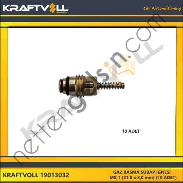 KRAFTVOLL 19013032 GAZ BASMA SUBAP IGNESI MB 1 (21.8 x 8,0 mm) (10 ADET)  GENEL BİNEK KLIMA SISTEM ÜRÜNLERI