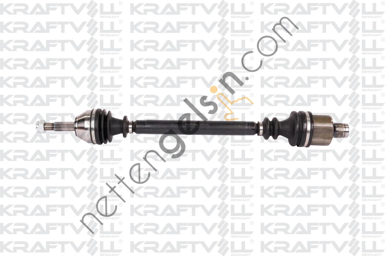 KRAFTVOLL 01010013 AKS ON SAG KOMPLE KANGOO CLIO II 1.2 1.4 1.6 1.5DCI RN-8-964 GECMELI >06 IC FREZE 23-DIS FREZE 21-UZUNL 714 MM 97>11  RENAULT BİNEK AKS MİLİ
