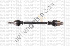 KRAFTVOLL 01010013 AKS ON SAG KOMPLE KANGOO CLIO II 1.2 1.4 1.6 1.5DCI RN-8-964 GECMELI >06 IC FREZE 23-DIS FREZE 21-UZUNL 714 MM 97>11  RENAULT BİNEK AKS MİLİ