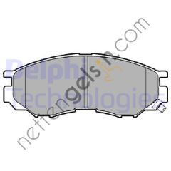 DELPHI LP1010 ON FREN BALATASI MITSUBISHI L200 96-07 (FISLI)  MITSUBISHI BİNEK FREN BALATASI