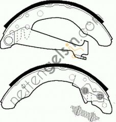 FERODO FSB408 ARKA FREN BALATASI PABUC CORDOBA-IBIZA-TOLEDO-GOLF III-POLO/CLASSIC-FAVORIT-FELICIA-FABIA  VW-AUDI-SEAT-SKODA BİNEK FREN BALATASI