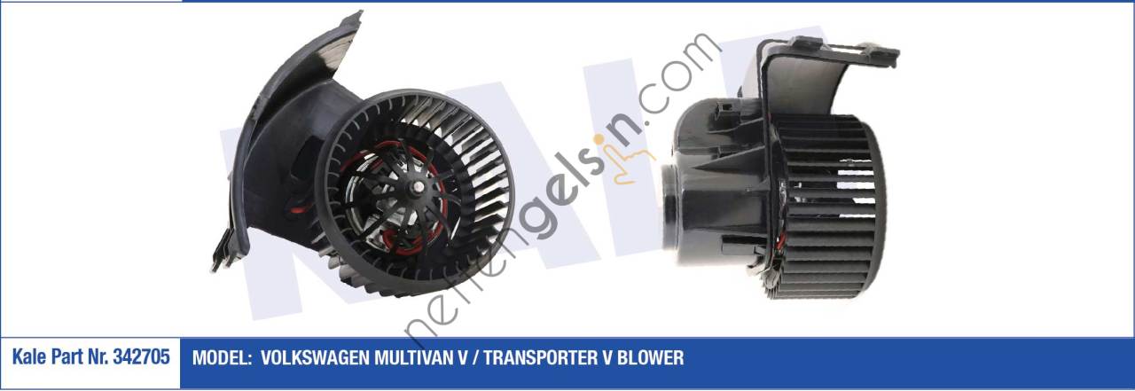 KALE 342705 KALORIFER MOTORU FAN TRANSPORTER T6 T7 10>  VW-AUDI-SEAT-SKODA BİNEK KALORİFER MOTORU