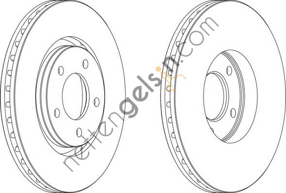 FERODO DDF1372 FREN AYNASI  CHRYSLER BİNEK FREN DİSKİ