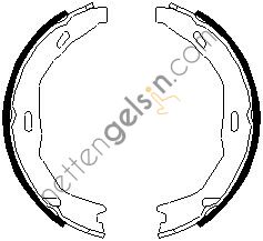 FERODO FSB690 ARKA FREN BALATASI PABUC C (S204) (W204), E (C207)  MERCEDES BİNEK FREN BALATASI