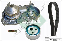 INA 530001831 17MM 95 DIS TRIGER SETI+DEVIRDAIM E7J K7M R19 CLIO MEGANE EXPRES KANGOO  RENAULT BİNEK TRİGER SETİ