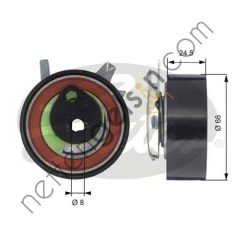 GATES GT:T43048 GERGİ KASNAĞI POMPA VW 2.5 TDİ T4, LT35 ÖN 074130195B VW