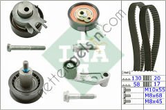 INA 530008910 EKSANTRIK RULMAN KITI (TRIGER SETI) FABIA OCTAVIA CADDY 1,4 / 1,6 16V AFK BCB AQQ AUB APG AUA BBY BBZ BKY AHW  VW-AUDI-SEAT-SKODA BİNEK TRİGER SETİ
