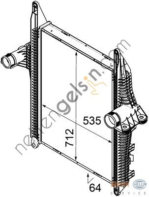 BEHR CI178000P İNTERCOOL RADYATÖRÜ MAN TGM(CI178000P) 81061300230 MAN