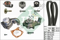 INA 530010431 TRIGER SETI SU POMPALI FIESTA IV 95>00 FIESTA PANELVAN 96>02  FORD BİNEK TRİGER SETİ