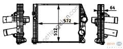 BEHR CI114000P İNTERCOOL RADYATÖRÜ 904 ATEGO Y.MODEL (CI114000P) A97033 MERCEDES
