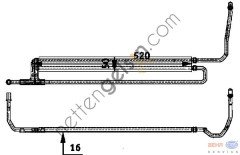 BEHR CLC54000P DİREKSİYON YAĞ SOĞUTUCUSU E 60/63(CLC54000P) 17217559960 BMW