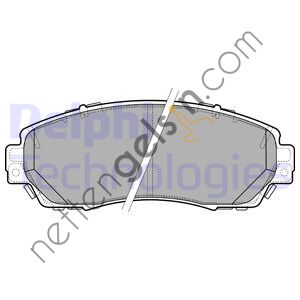 DELPHI LP2710 FREN BALATASI ON CR-V 12> 2.2 DTEC AWD  HONDA BİNEK FREN BALATASI