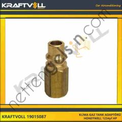 KRAFTVOLL 19015087 KLIMA GAZ TANK ADAPTÖRÜ HONEYWELL 1234yf  GENEL BİNEK KLIMA SISTEM ÜRÜNLERI