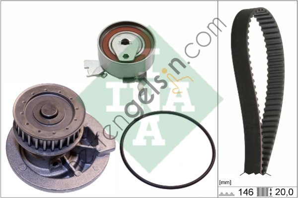 INA 530014730 TRIGER SETI + DEVIRDAIM 18SV 20NE C20NE VECTRA A 1992>>ASTRA F  OPEL BİNEK TRİGER SETİ