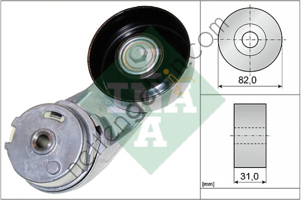 INA 534037210 V KAYIS GERGI KUTUGU ASTRA J - INSIGNIA A A20NFT  OPEL BİNEK ALTERNATÖR GERGİ RULMANI