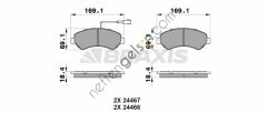 BRAXIS AB0111 ON FREN BALATASI DUCATO III BOXER III JUMPER III 2.2HDI / 2.2HDI / 3.0HDI 16Q / 20Q 06> KARSAN JEST  FIAT BİNEK FREN BALATASI