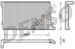 DENSO DRM32019 RADYATÖR VW CADDYIII,GOLFV 1.9 TDİ 5K0121251AA VW