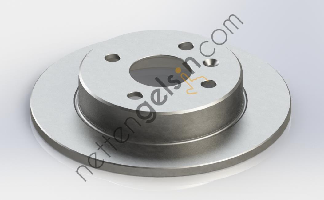 KRAFTVOLL 07040336 ARKA FREN AYNASI CORSA 1,6GS / 1,7D 97 02  OPEL BİNEK FREN DİSKİ