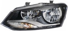 HELLA 1EE247051011 FAR KOMPLE VW POLO 2009-> SOL H7 6R1941007F VW