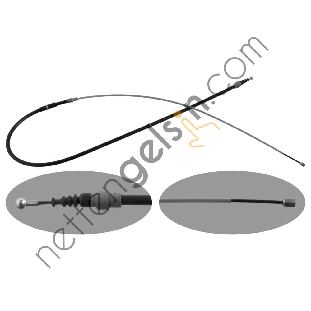 FEBI 48308 EL FREN TELI SAG SOL ROOMSTER (1878mm) 06>15  VW-AUDI-SEAT-SKODA BİNEK EL FREN HALATI