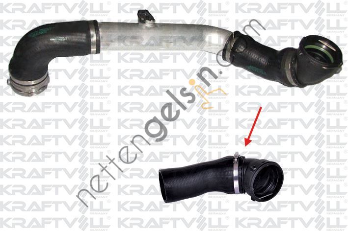 KRAFTVOLL 10031523 TURBO HORTUMU BMW 5,25 / 5,30 / 5,35 E60 / E61  BMW BİNEK TURBO HORTUMU