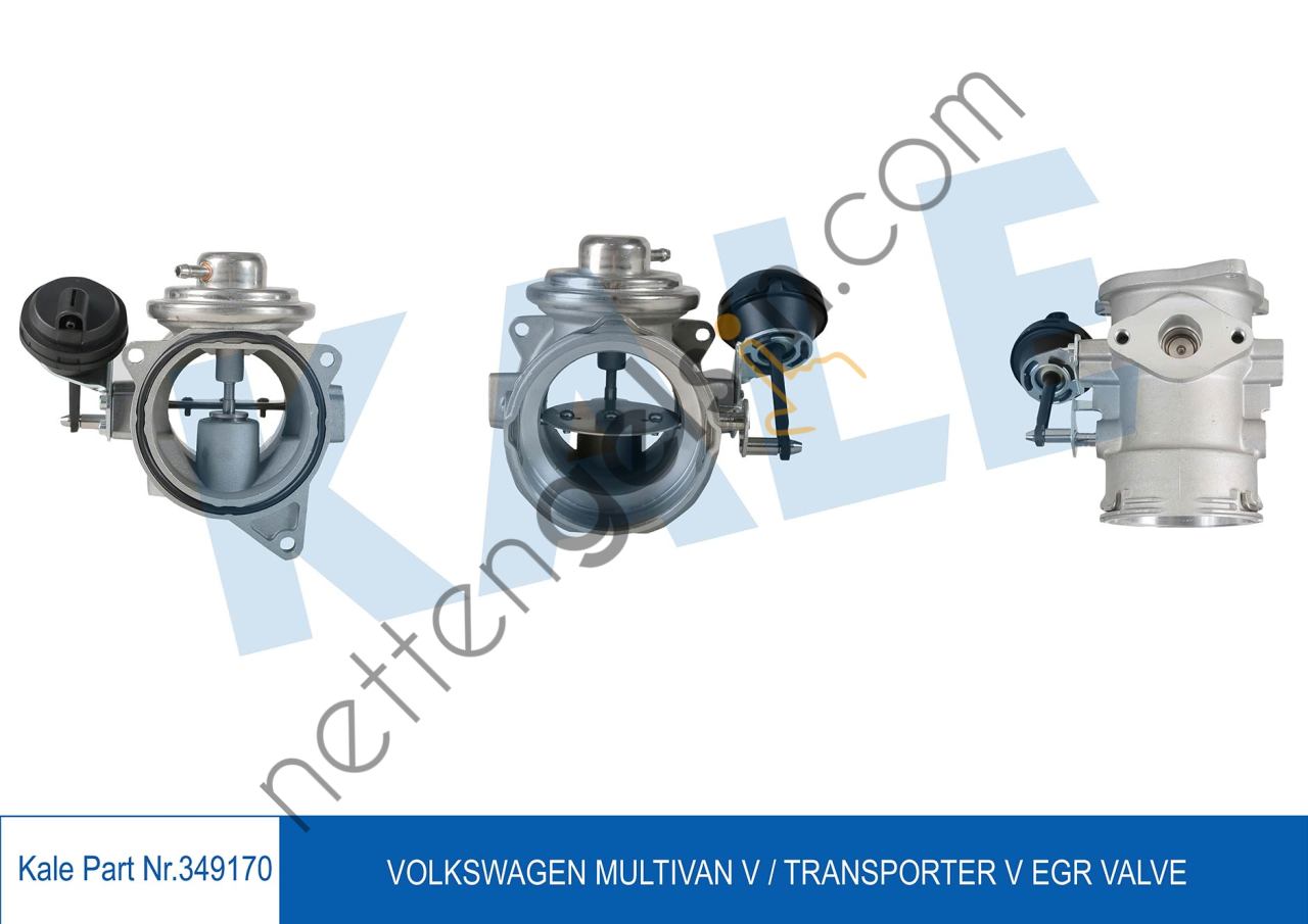 KALE 349170 EGR VALFI TRANSPORTER T5 TOUAREG 2,5 TDI 03>09 AXD AXB BLJ  VW-AUDI-SEAT-SKODA BİNEK EGR VALFİ